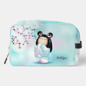 こけし人形さくらんぼ花ズカーフロアマット ドップキット (裏面)