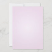 こけし人形さくらんぼ花ズガールズ誕生日 招待状 (裏面)