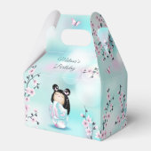 こけし人形さくらんぼ花ターコイズ フェイバーボックス (裏面サイド)