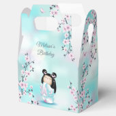 こけし人形さくらんぼ花ターコイズ フェイバーボックス (オープン)