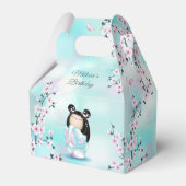 こけし人形さくらんぼ花ターコイズ フェイバーボックス (正面サイド)