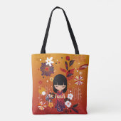 こけし人形の森 トートバッグ (裏面)