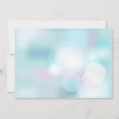 こけし人形の赤ちゃんシャワー |おむつラッフルチケット 招待状 (裏面)