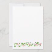 こけし人形ハッピーバースデーカード (裏面)