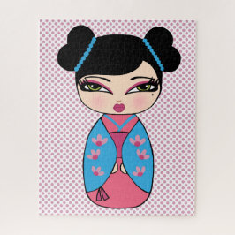 こけし人形パズル ジグソーパズル