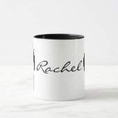 こけし人形ブラック11ozコンボマグカップ マグカップ (中央)