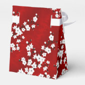 こけし人形レッド白黒さくらんぼ花見本市 フェイバーボックス (裏面サイド)