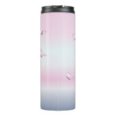 こけし人形日本のチビ(小さくかわいく書いた感じ)アートスタイル タンブラー (裏面)