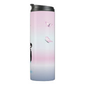 こけし人形日本のチビ(小さくかわいく書いた感じ)アートスタイル タンブラー (回転右)