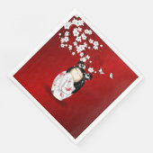 こけし人形赤白黒さくらんぼ花 (コーナー)