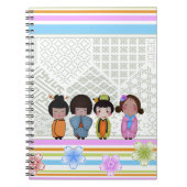 こけし人形 ノートブック (正面)