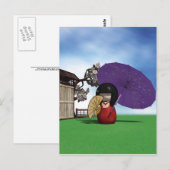 こけし人形 ポストカード (正面/裏面)