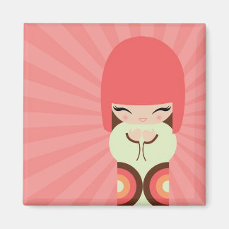 こけし人形 マグネット