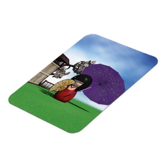 こけし人形 マグネット (左側)