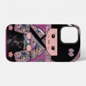 こけし人形 iPhoneケース (裏面横)