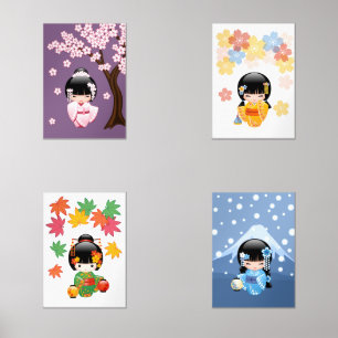 こけし日本のの季節