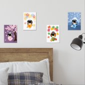 こけし日本のの季節 (寝室)