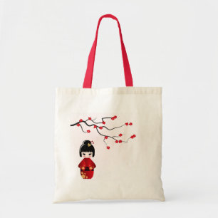 こけし桜 トートバッグ
