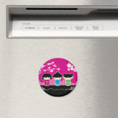 こけし磁石3個 マグネット (インサイチュ (食洗機))