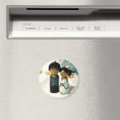 こけし結婚のII マグネット (インサイチュ (食洗機))