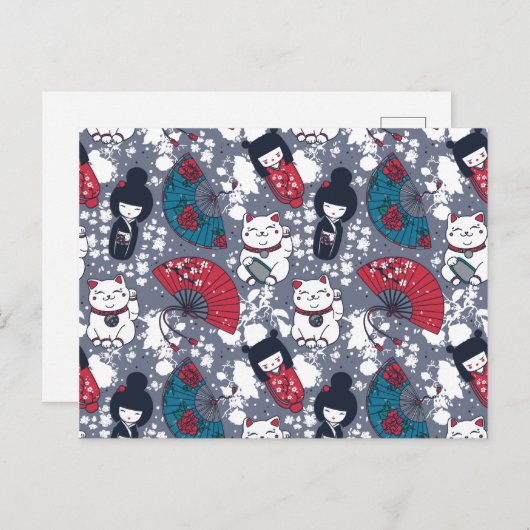 こけし ポストカード (正面/裏面)