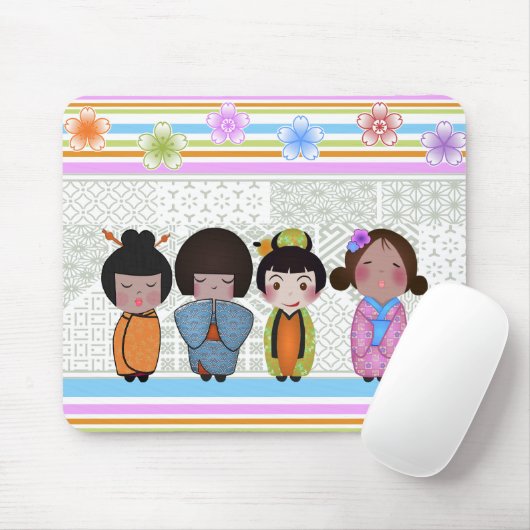 こけし マウスパッド (マウス)