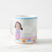 こけし 桜 コーヒーマグカップ (正面左)