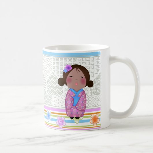 こけし 桜 コーヒーマグカップ (右)