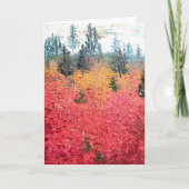 こけもも及びマツ カード (正面)