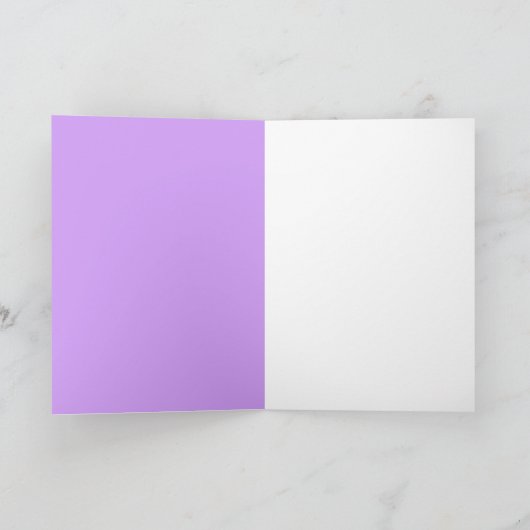 こけユーモアのあるし人形と影の挨拶空白のカード カード (内部)