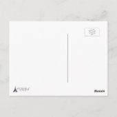 こけ日本のし人形はがき ポストカード (裏面)