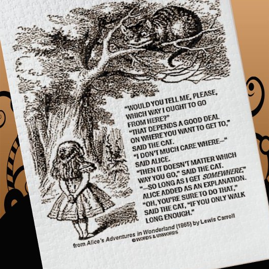 ここからどっちへ行くべきか ジグソーパズル