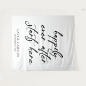 「ここからスタートして幸せな時結婚間」の背景 タペストリー (正面(横))