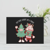 ここからスナックのクリスマスツリーケーキのように見える 招待状 (スタンド正面)