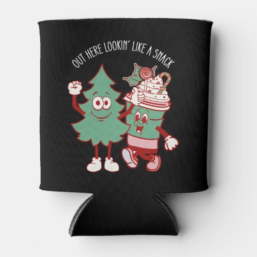 ここからスナックのクリスマスツリーケーキのように見える 缶クーラー (正面)