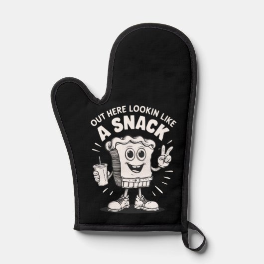 ここからスナックのクリスマスツリーケーキのように見える 鍋つかみ (正面)