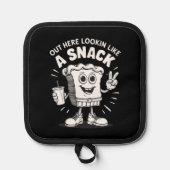 ここからスナックのクリスマスツリーケーキのように見える 鍋敷き (正面)