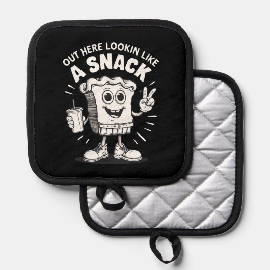 ここからスナックのクリスマスツリーケーキのように見える 鍋敷き (正面/裏面)