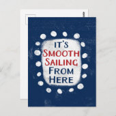 ここからスムーズにセーリング ポストカード (正面/裏面)