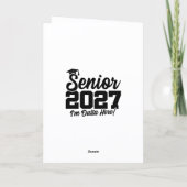 ここから出発だ！ 2027年卒業生 カード (裏面)