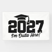 ここから出発だ! 2027年卒業生 横断幕 (横)