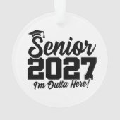 ここから出発！卒業の名言 2027年度卒業生 オーナメント (裏面)
