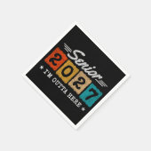 ここから出発!卒業名言 上級クラス 2027 スタンダードカクテルナプキン (角)