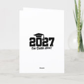 ここから出発！卒業名言 2027年卒業生 カード (裏面)