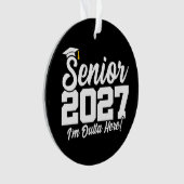 ここから卒業おめでとう 2027年卒業生クラス オーナメント (正面)