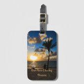 ここから夢の荷物タグを追いかける ラゲッジタグ (正面縦)