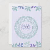 ここから永遠が始まる: ウェディングテーブルカード 招待状 (裏面)