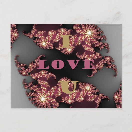 ここから銀河まで愛してる ポストカード (正面)