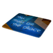 ここがネオンの看板おもしろい カッティングボード (角)