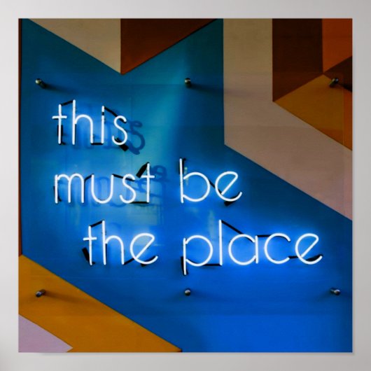 ここがネオンの看板おもしろい ポスター (正面)